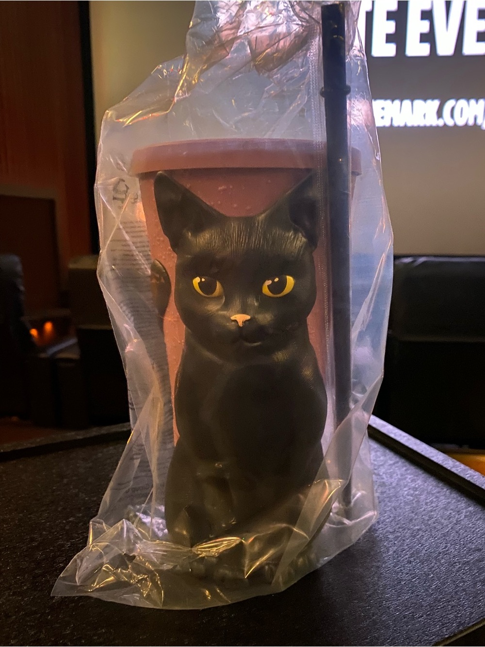 Practical Magic 2 Grippr Cup Black Cat Silhouette New Mint Sealed Theater Rare